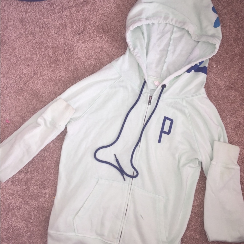 Mint Green Victoria’s Secret PINK Zip-Up Jacket💚